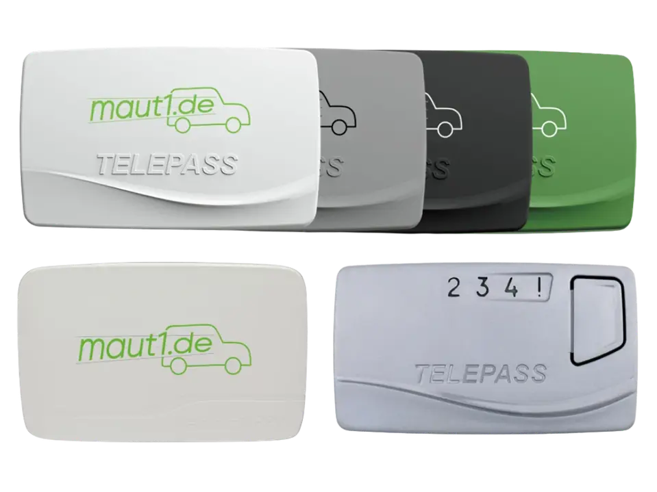 Verschiedene Mautboxen maut1 GmbH