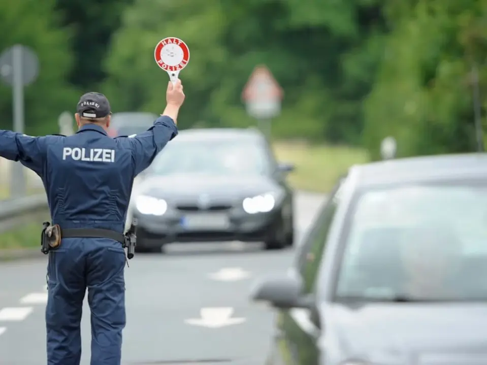Polizist im Einsatz