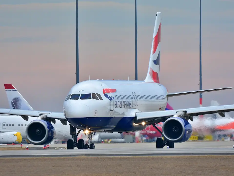 Flugzeug der Air France am Flughafen