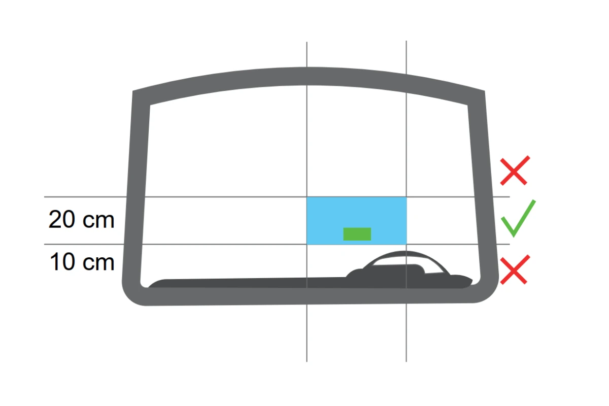 Montage der LKW Mautbox
