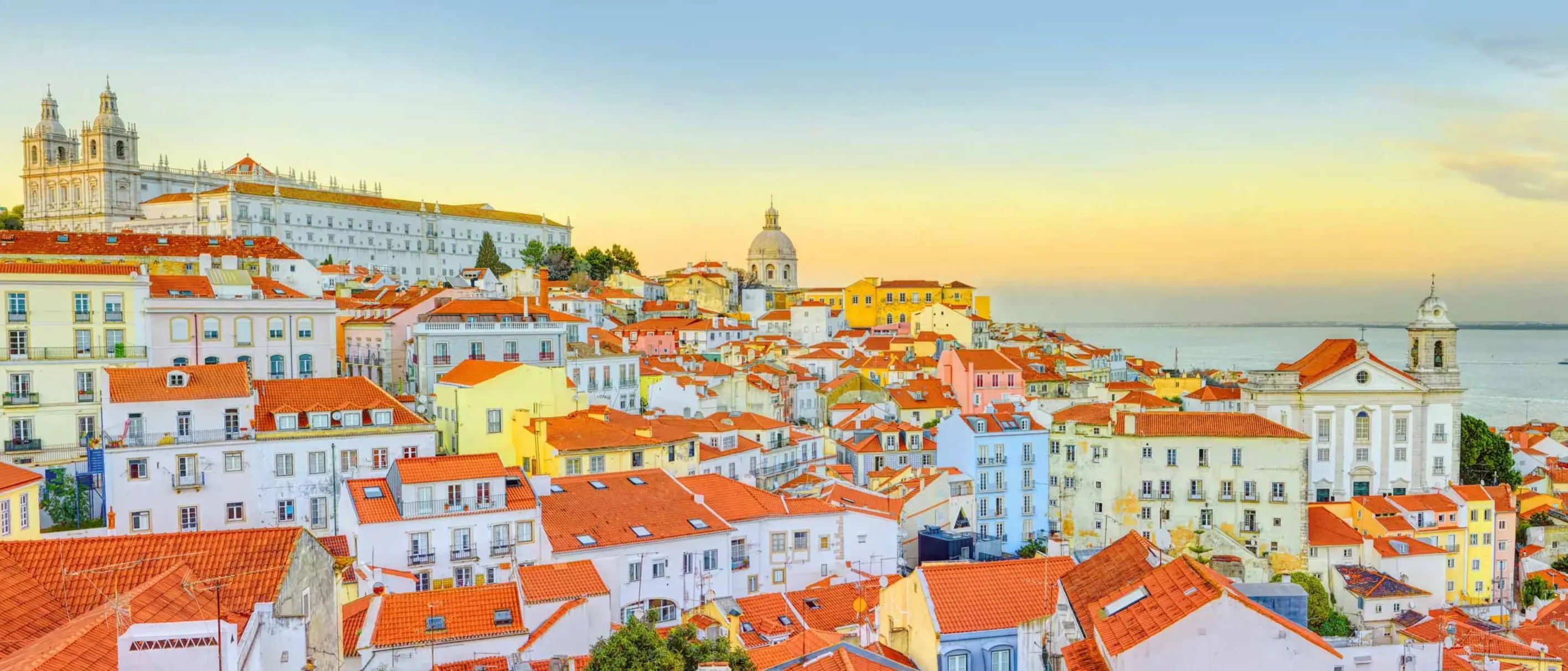 Foto von Lissabon von oben