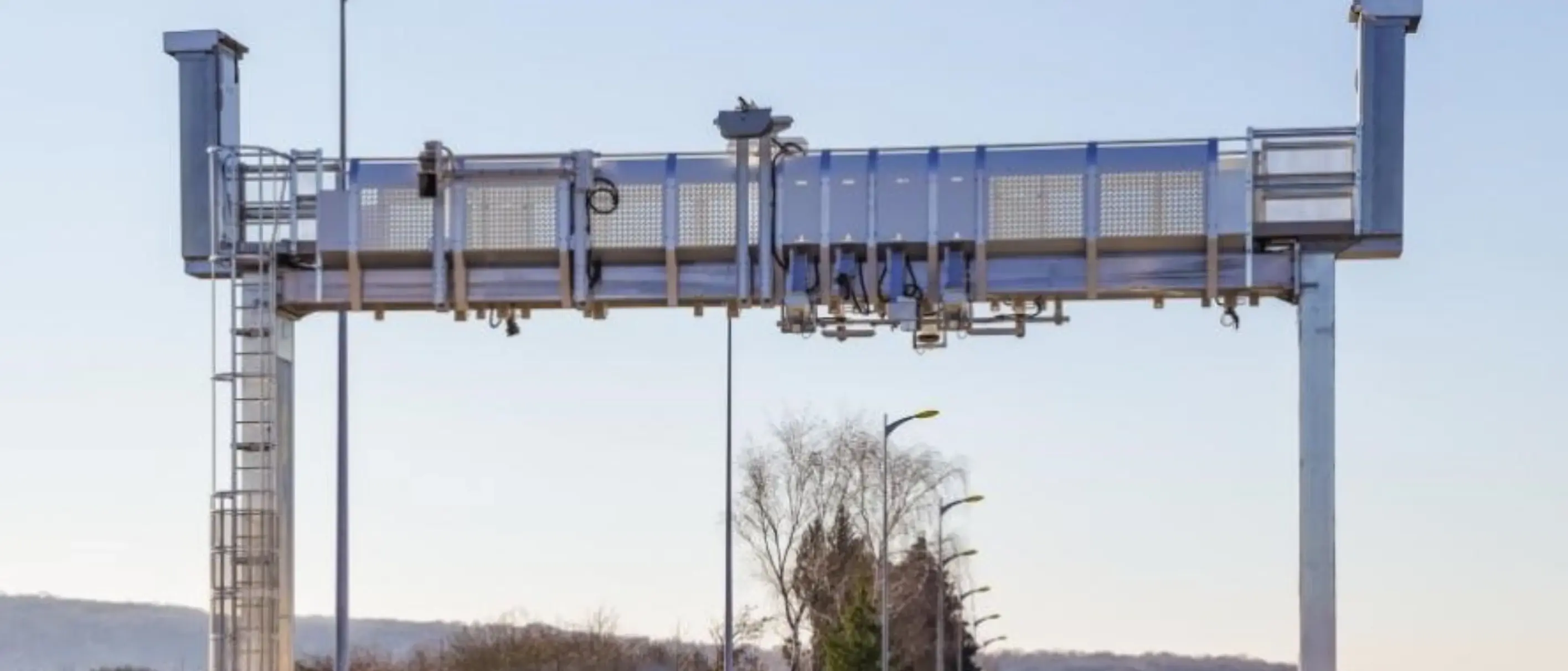 Foto des neuen PNG-Systems auf Autobahnen in Frankreich