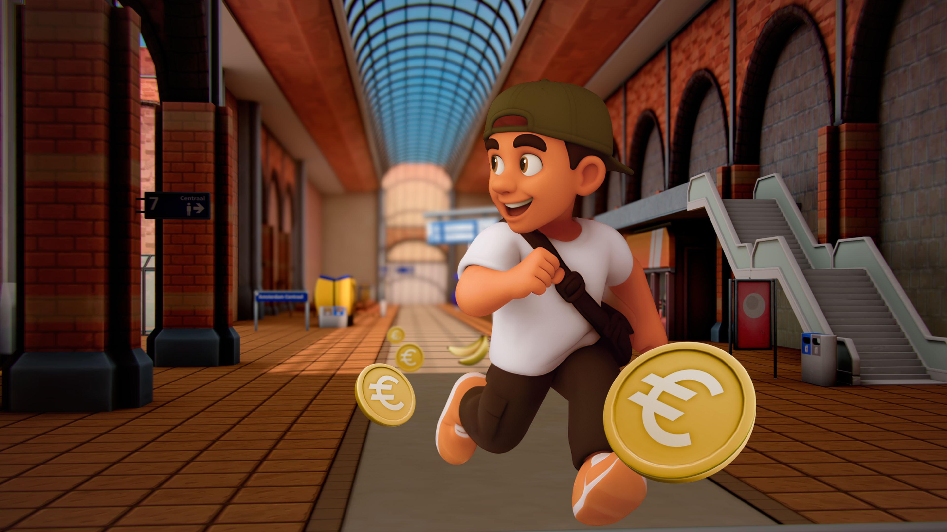 Het station in sprintje voor kortingen