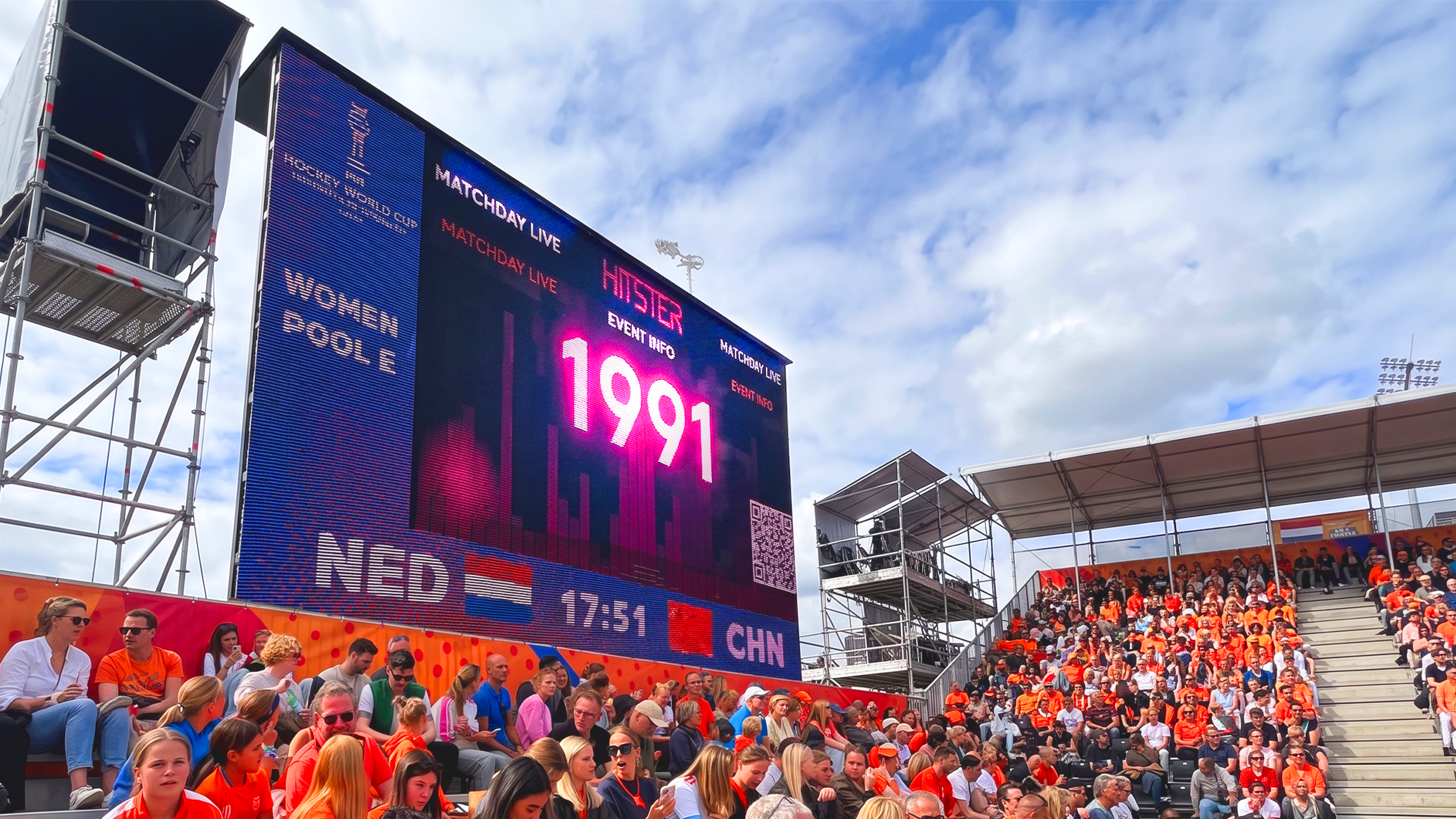 Het hele stadion speelt mee
