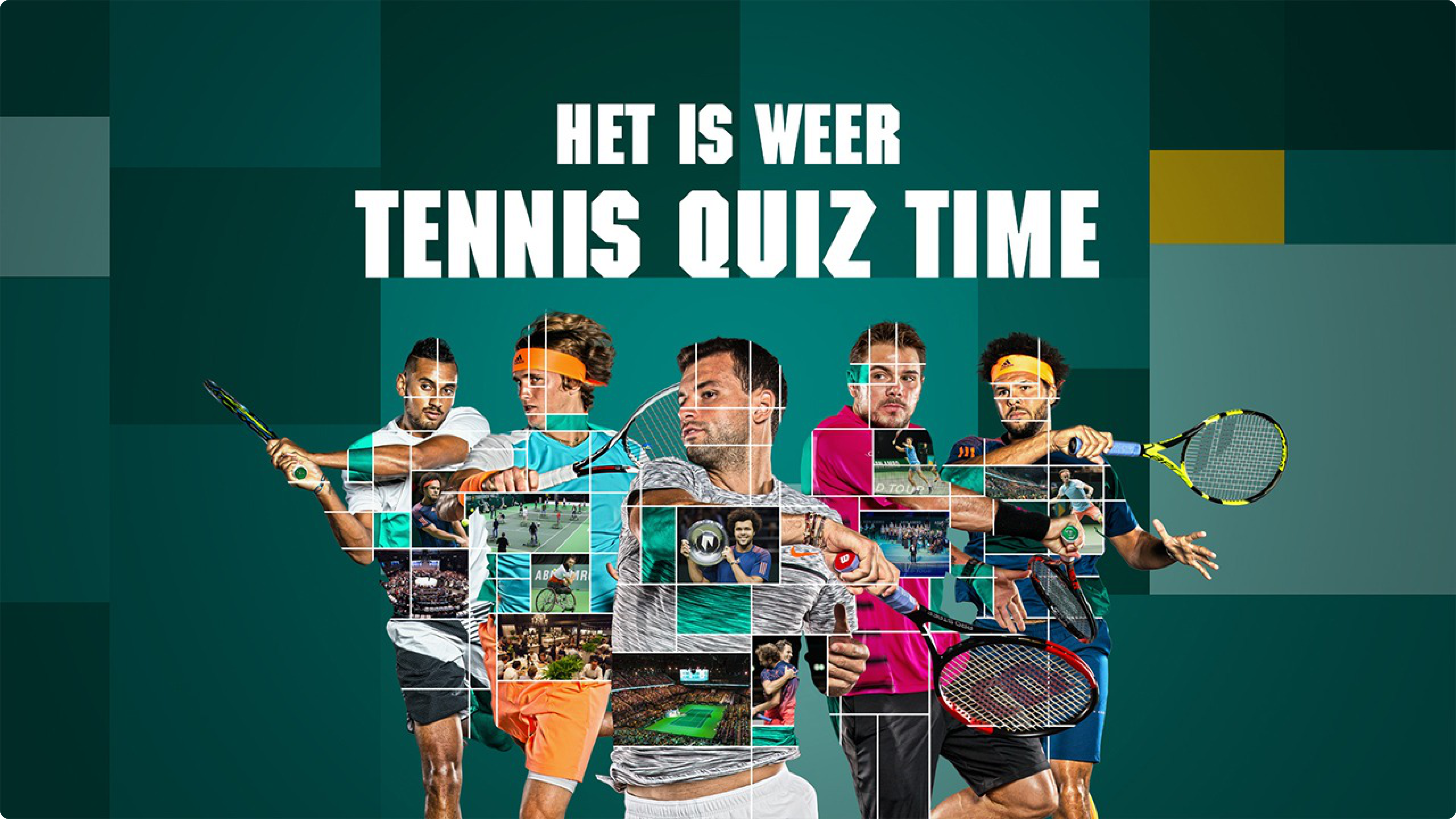 Een jubileumeditie krijgt een eigen digitale laag rond het court