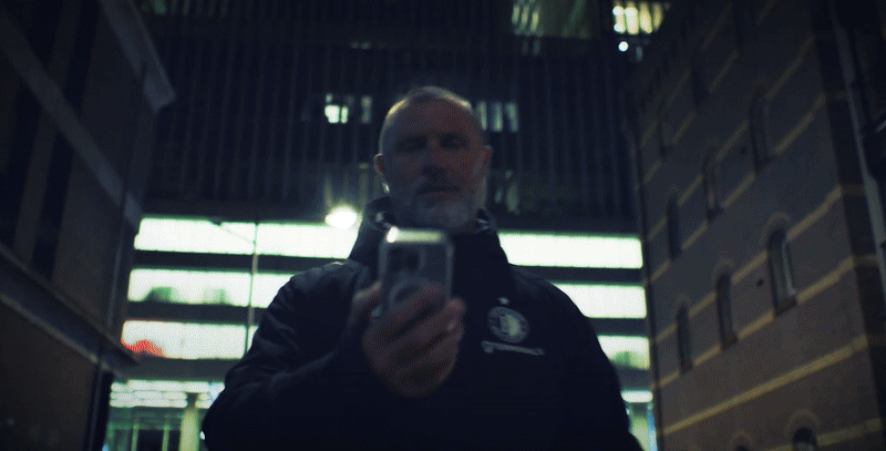 Voetbalfans in actie