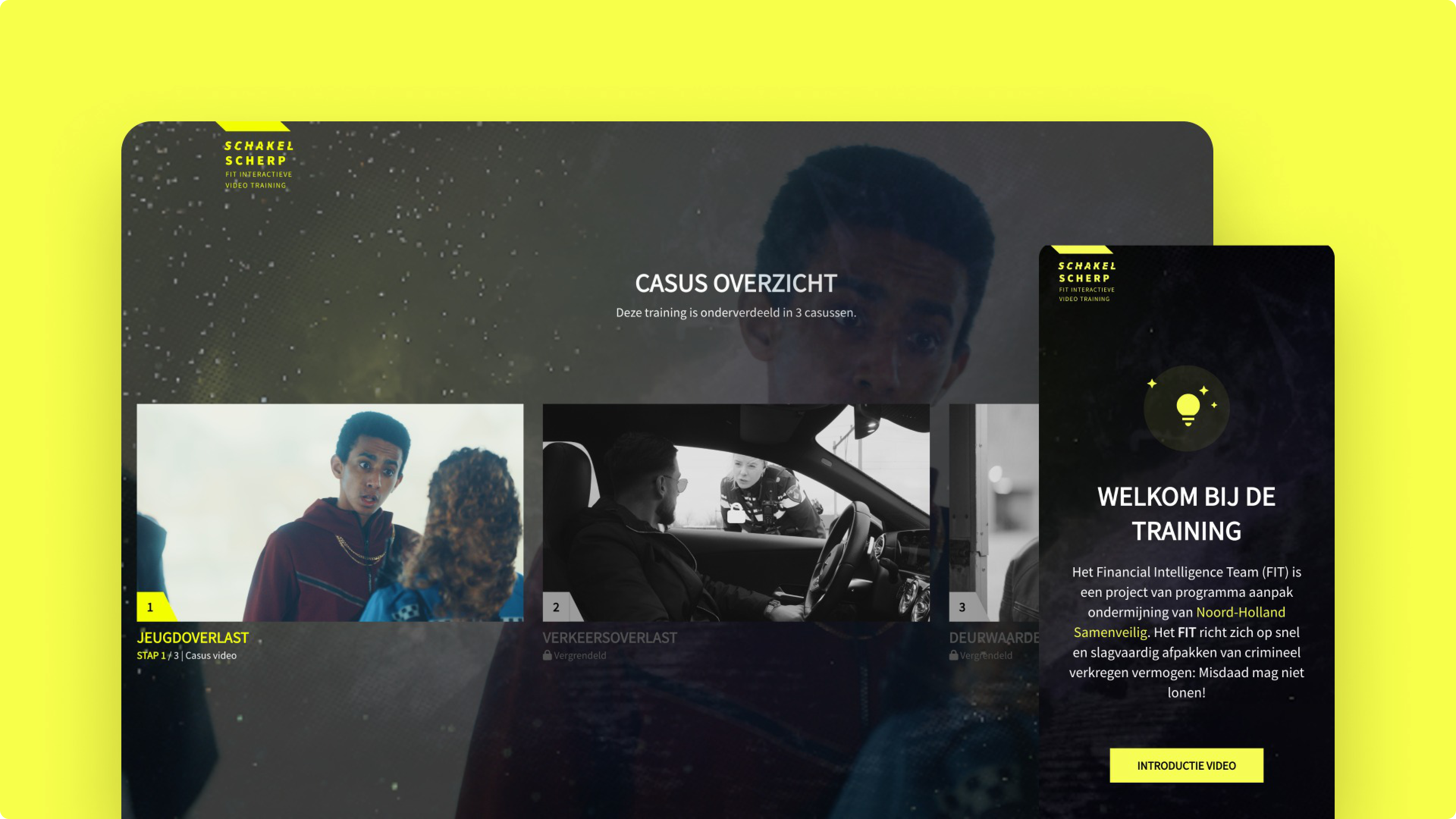 Het e-learningplatform voor NH Samen Veilig