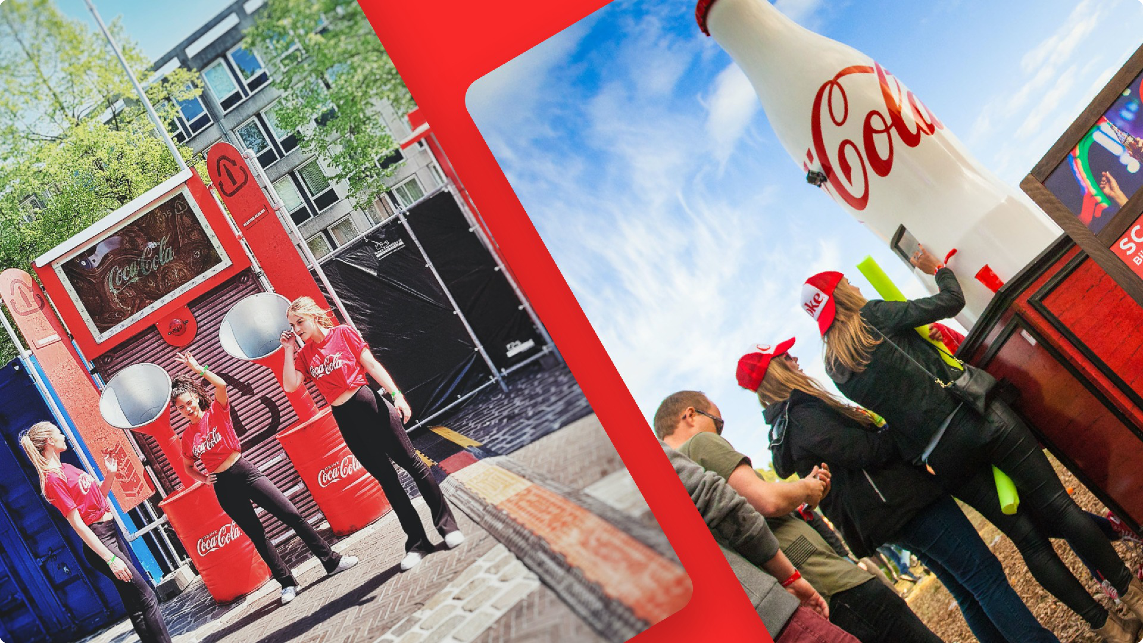 Koop een Coca-Cola, scan je bandje en krijg je aftervideo