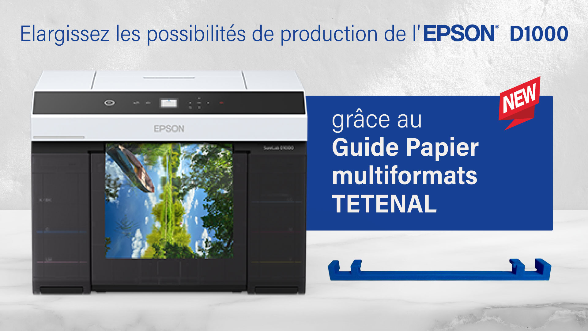 Développer les performances et la polyvalence de l'EPSON D100 grâce au guide papier