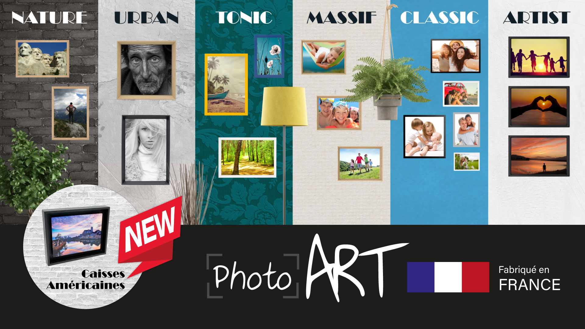 Large gamme de cadres PhotoArt PREMIUM | Fabriqué en France