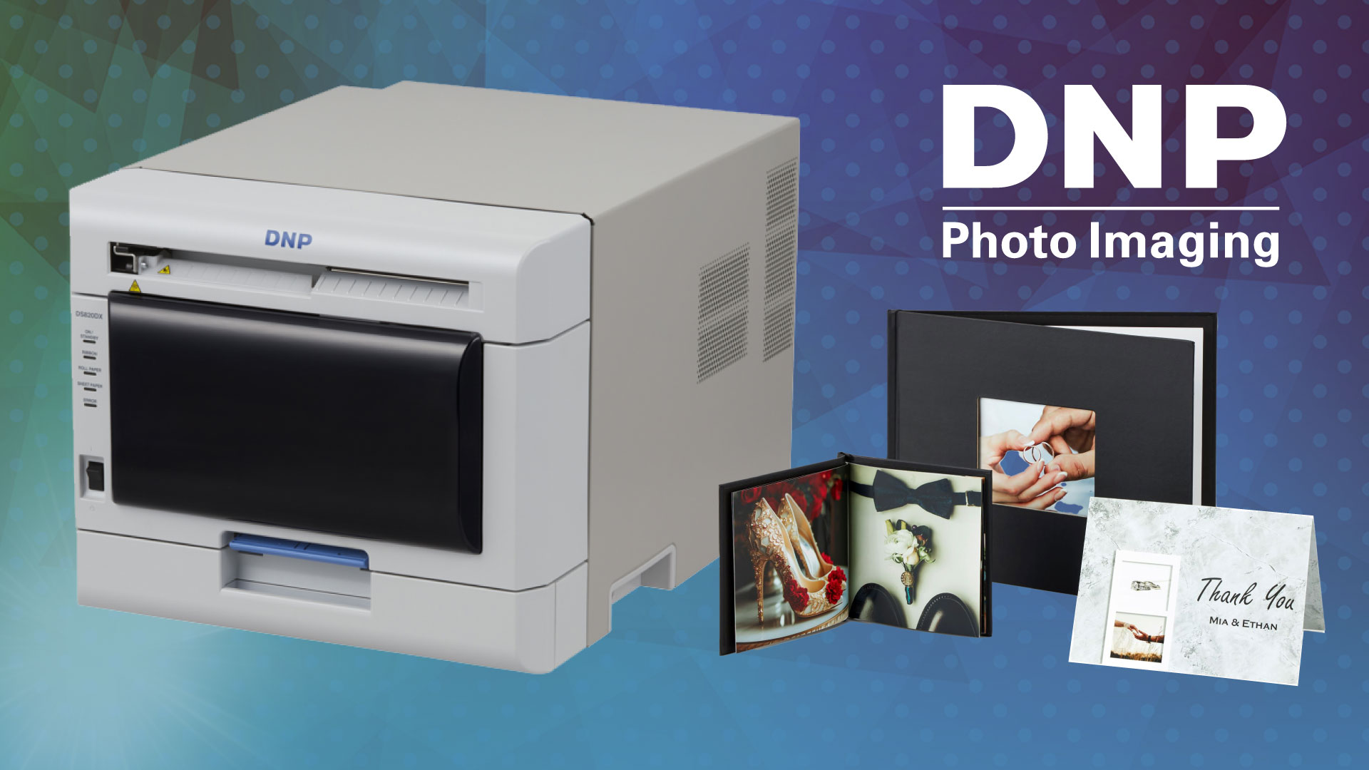 DNP DS820-DX |  L'impression Recto Verso avec fonction pliage rainage