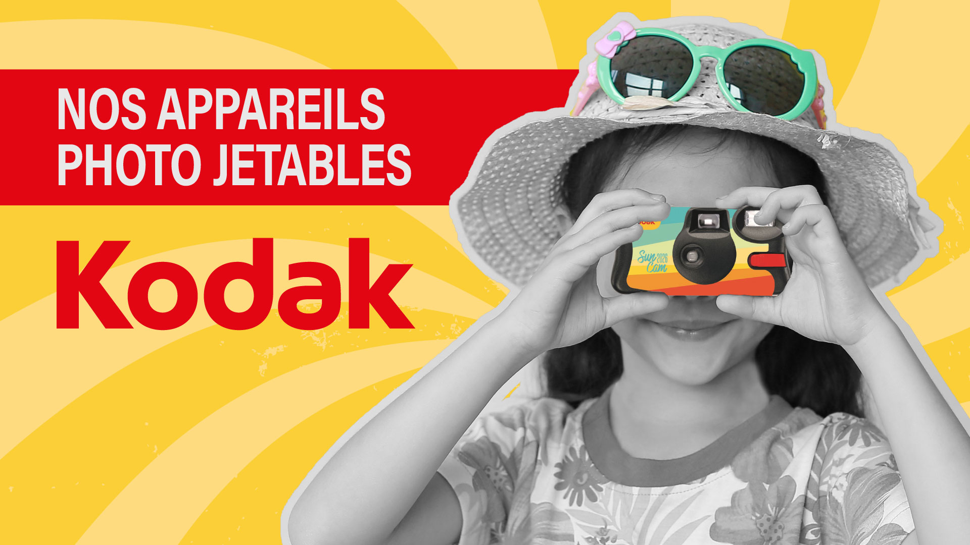 Anticipez l'été avec nos appareils photo jetable KODAK