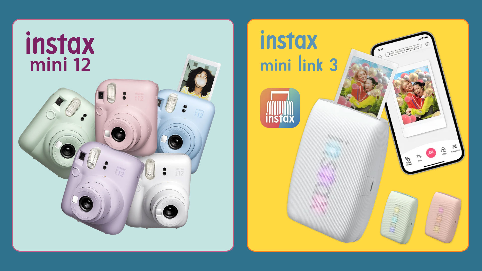 Instax : Le souvenir instantané, de la prise de vue à l’impression avec Mini 12 & Mini Link 3