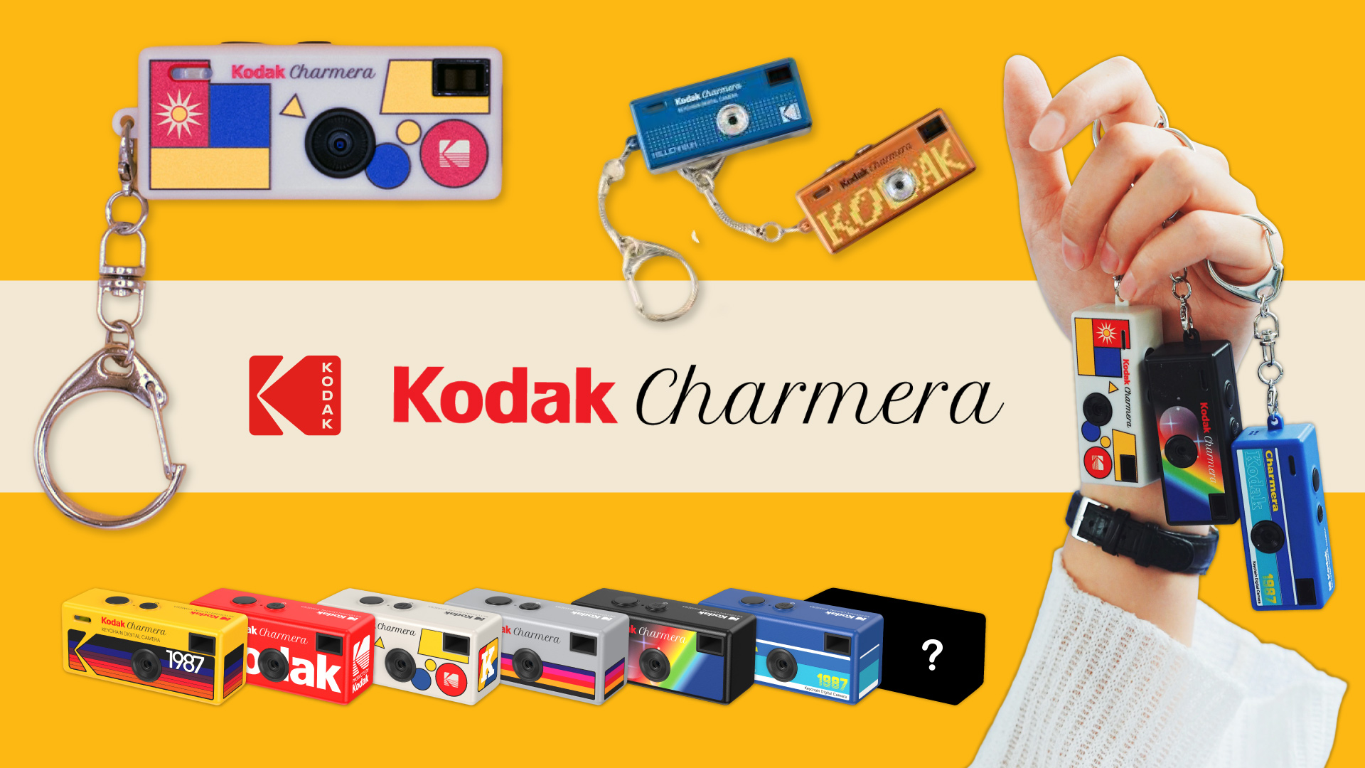 KODAK Charmera | Les appareils photo rétro au format porte-clés !