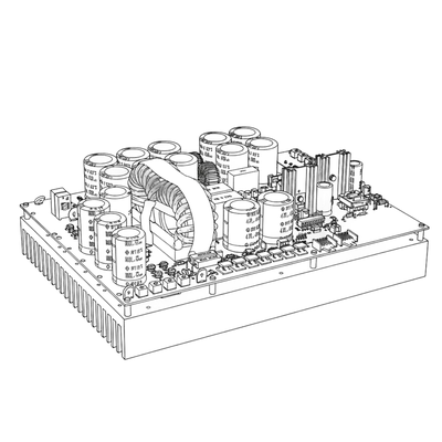 Line drawing of a power supply