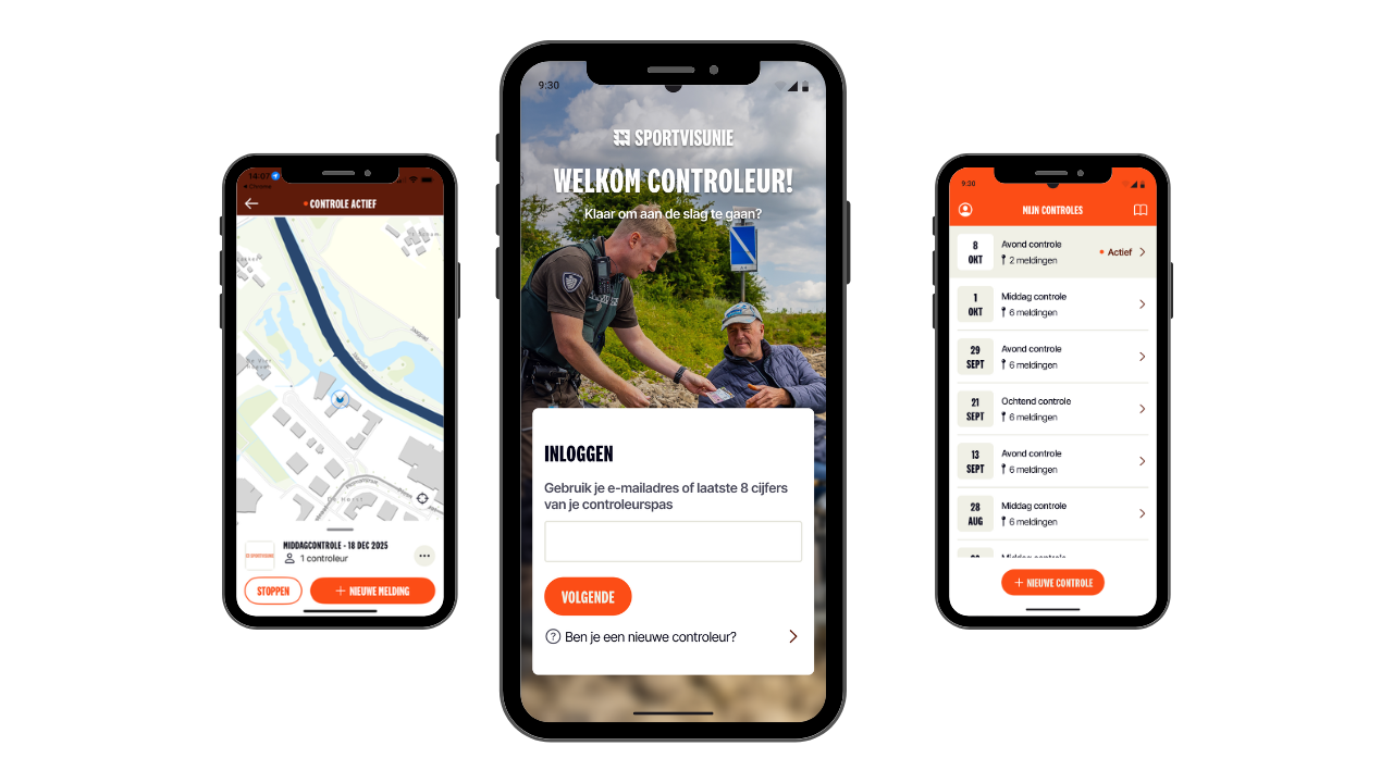 Controlkeeper App Nieuwe SportvisControle app voor controleurs en boa's