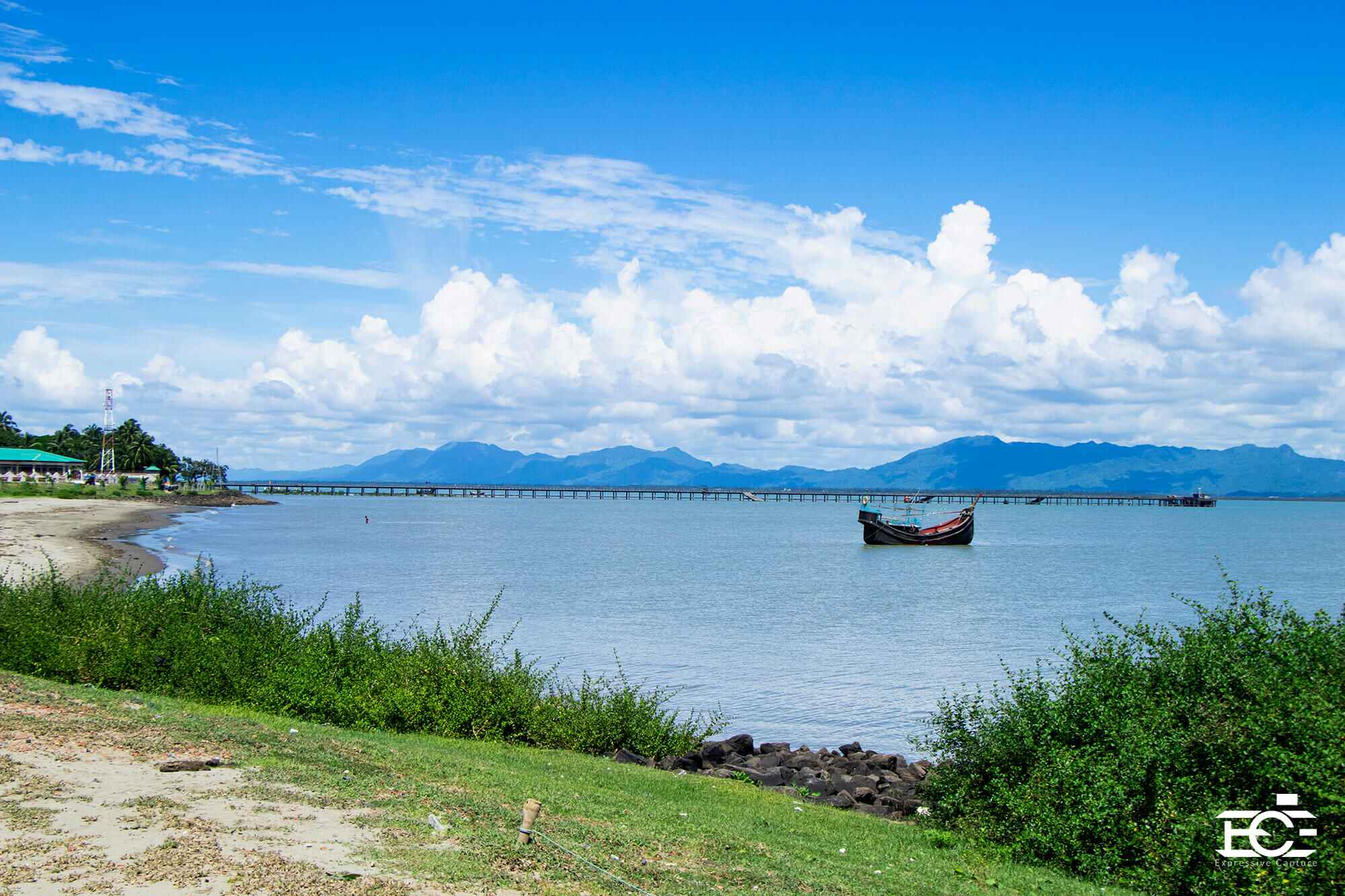 Sea and Hill Landscape