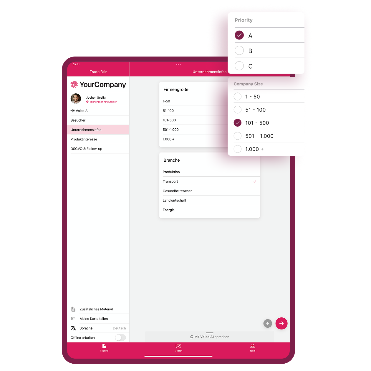 Questionnaire VisitReport