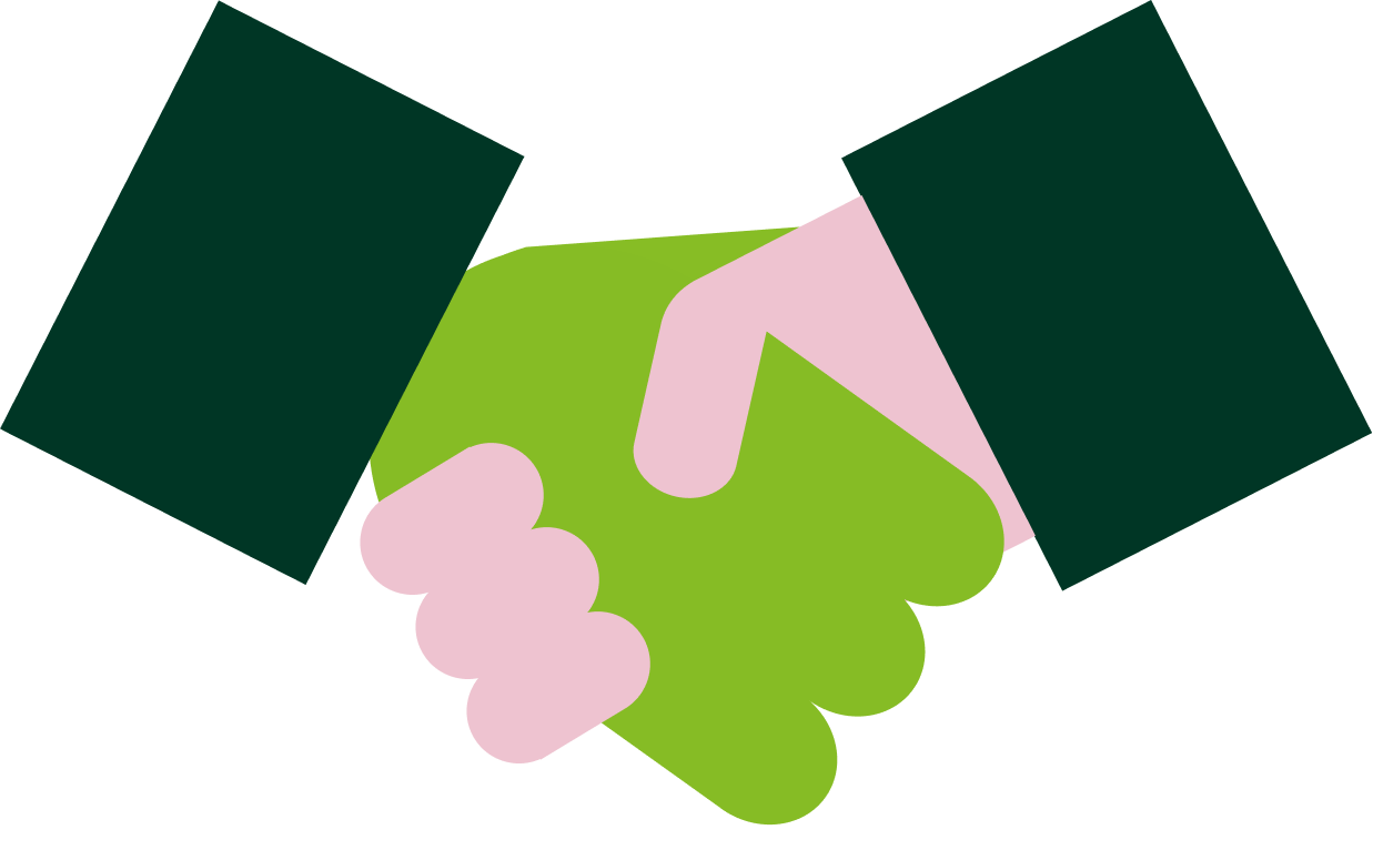 Partner Handshake Illustration