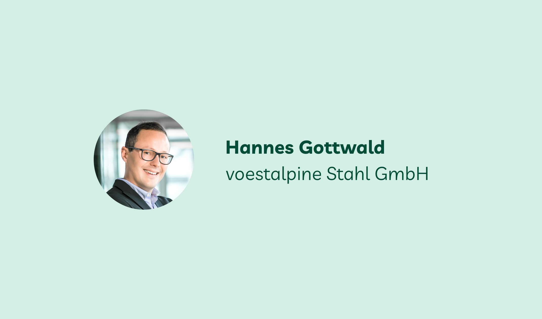 Expert interview with Hannes Gottwald