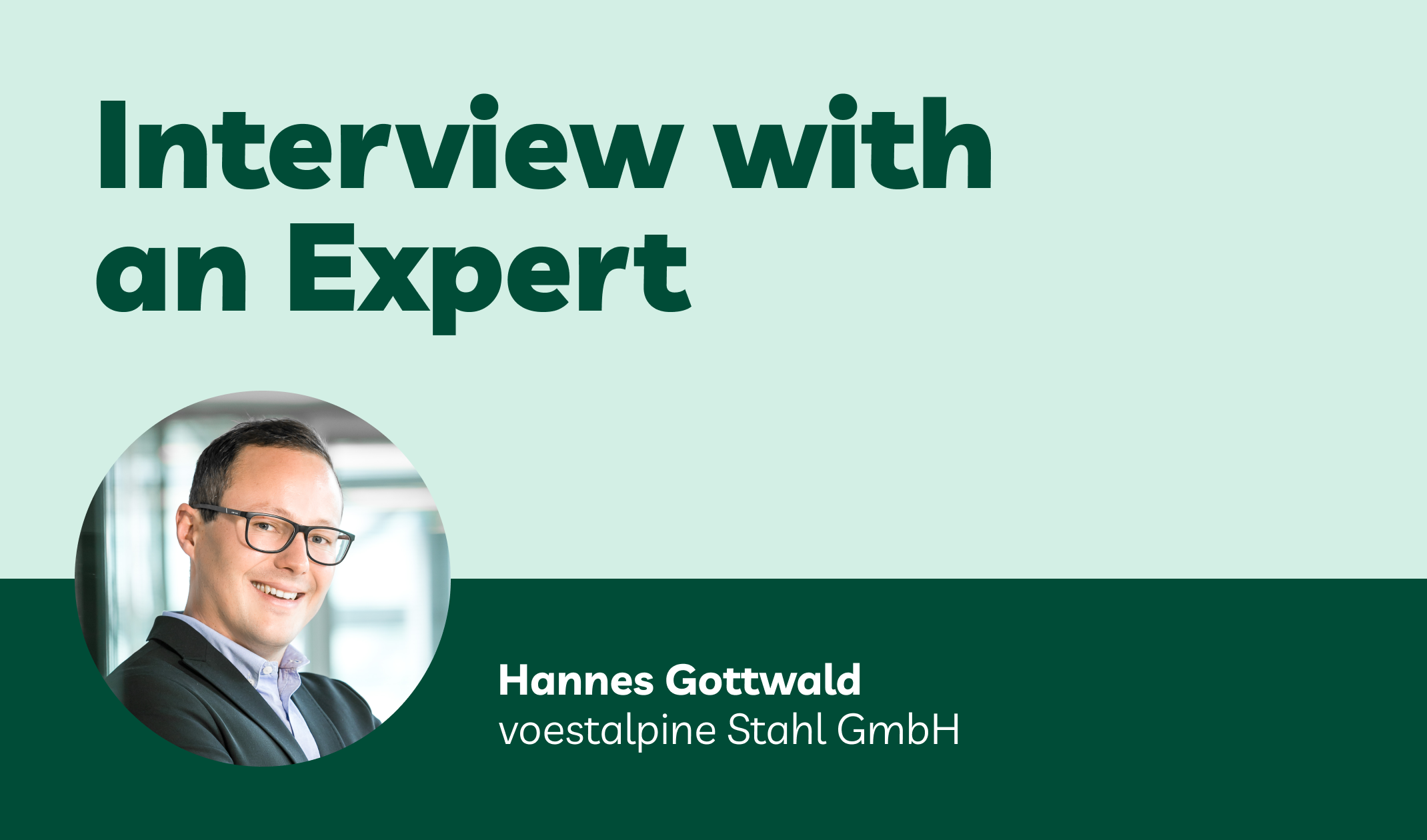 Interview with the Expert Hannes Gottwald
