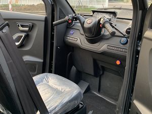 Rijbewijsvrije scootmobiel / Brommobiel E-Volt SQ4 Mat zwart - Image 10