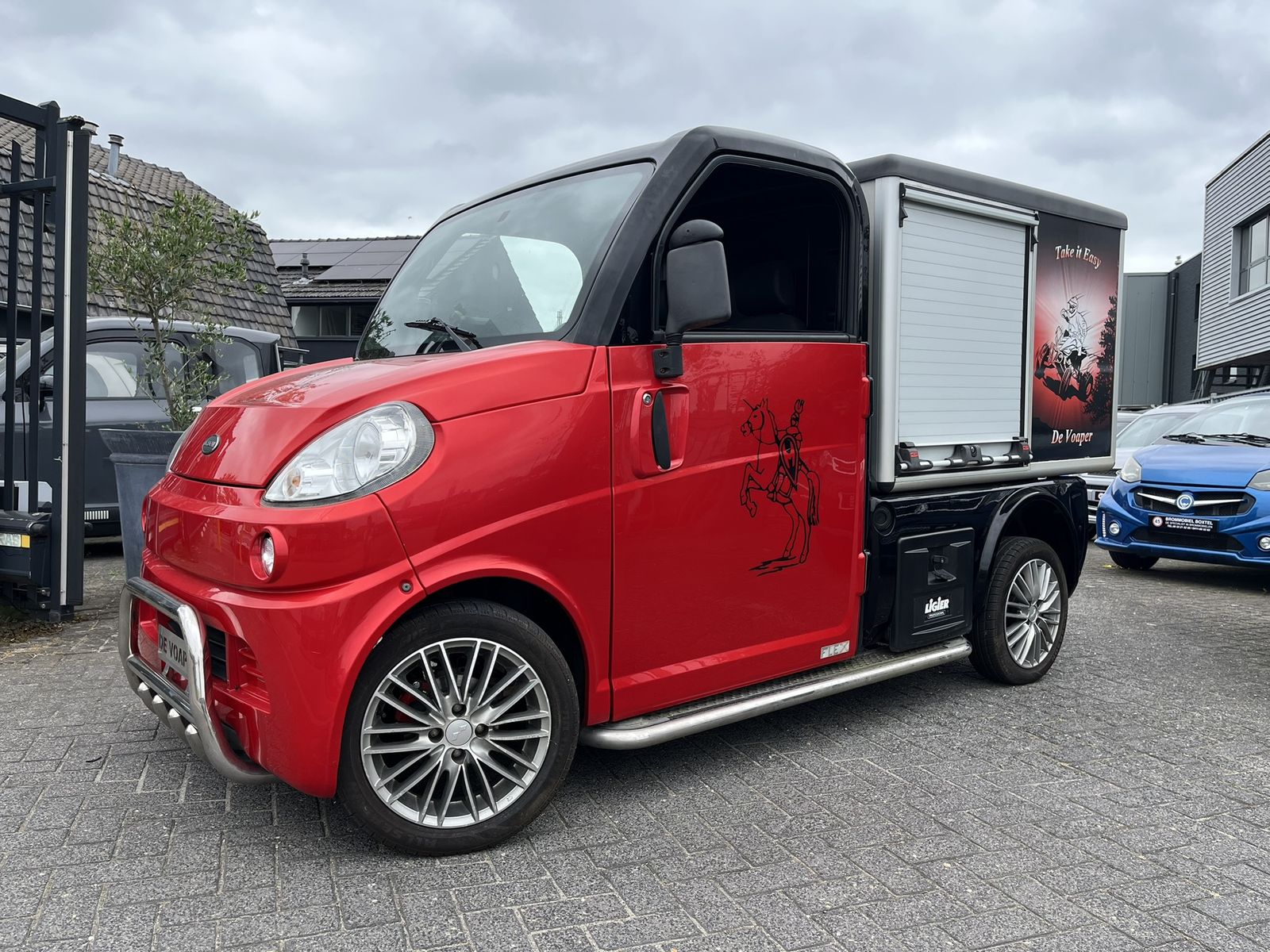 Ligier Flex Van Brommobiel 45km auto 2016 Aixam D-Truck