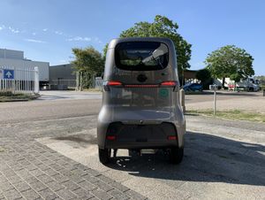 Rijbewijsvrije scootmobiel / Brommobiel E-Volt Q4 grijs. - Image 8