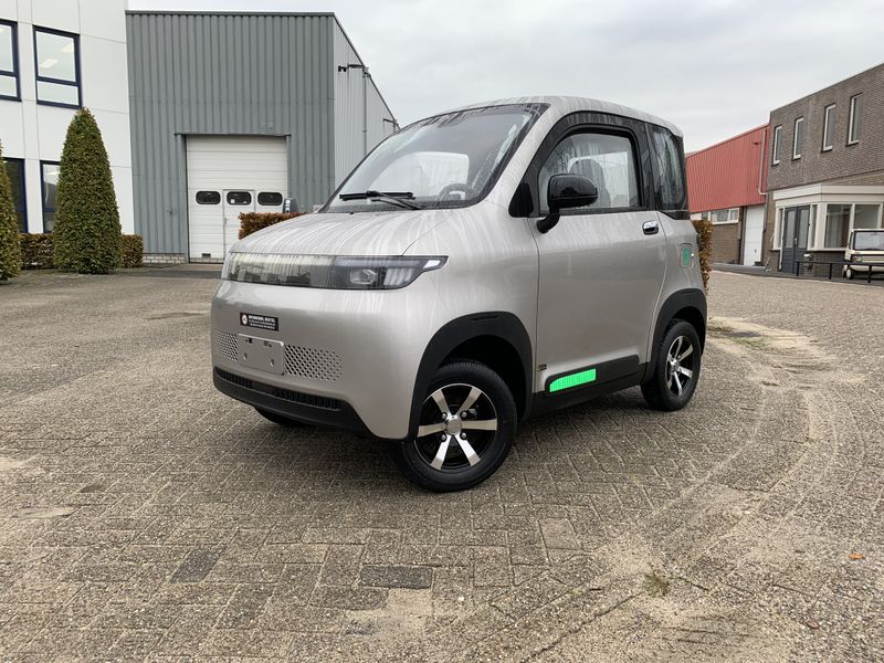 Citycar GT elektrische Brommobiel Beige