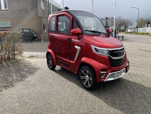 Rijbewijsvrije scootmobiel / Brommobiel Econelo 2300km Rood - Image 3