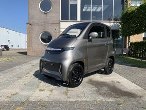 Rijbewijsvrije scootmobiel / Brommobiel E-Volt Q4 grijs. - Image 2