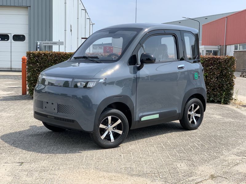 Citycar GT elektrische Brommobiel Grijs