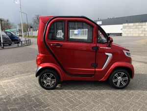 Rijbewijsvrije scootmobiel / Brommobiel Econelo 2300km Rood - Image 4