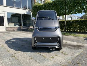 Rijbewijsvrije scootmobiel / Brommobiel E-Volt Q4 grijs. - Image 4