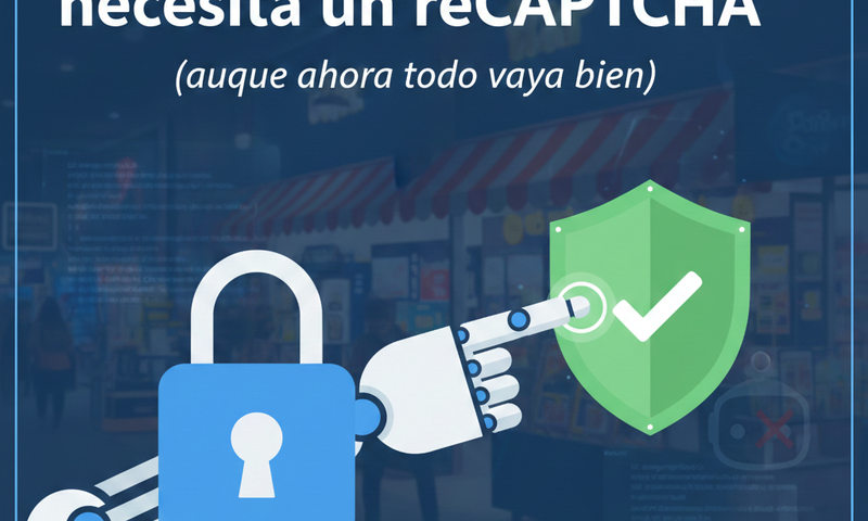 Por qué tu PrestaShop necesita un reCAPTCHA (aunque ahora todo vaya bien)