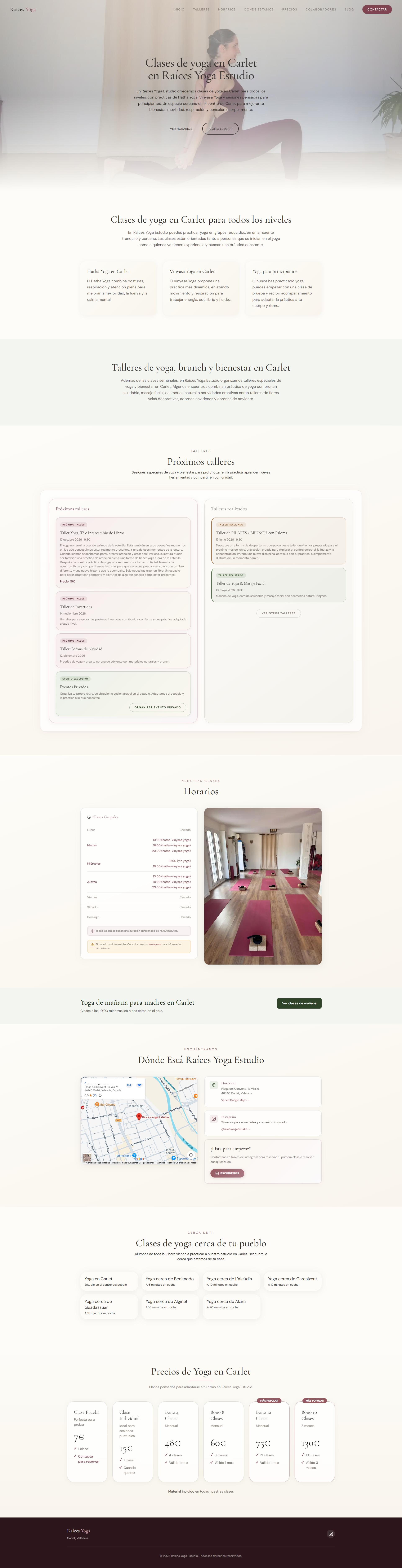 Raices yoga estudio
