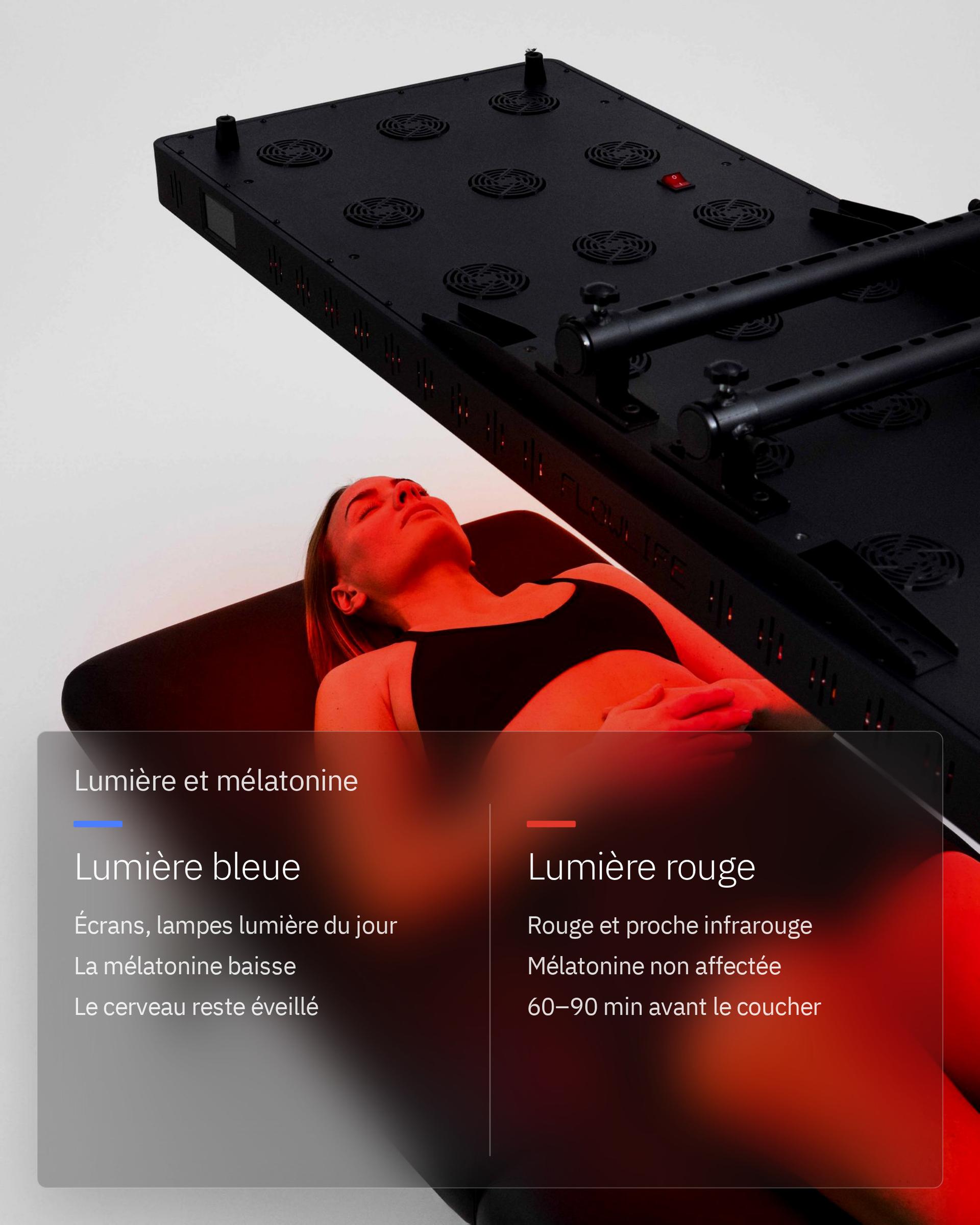 Infographie: La thérapie par lumière rouge peut-elle améliorer le sommeil ?