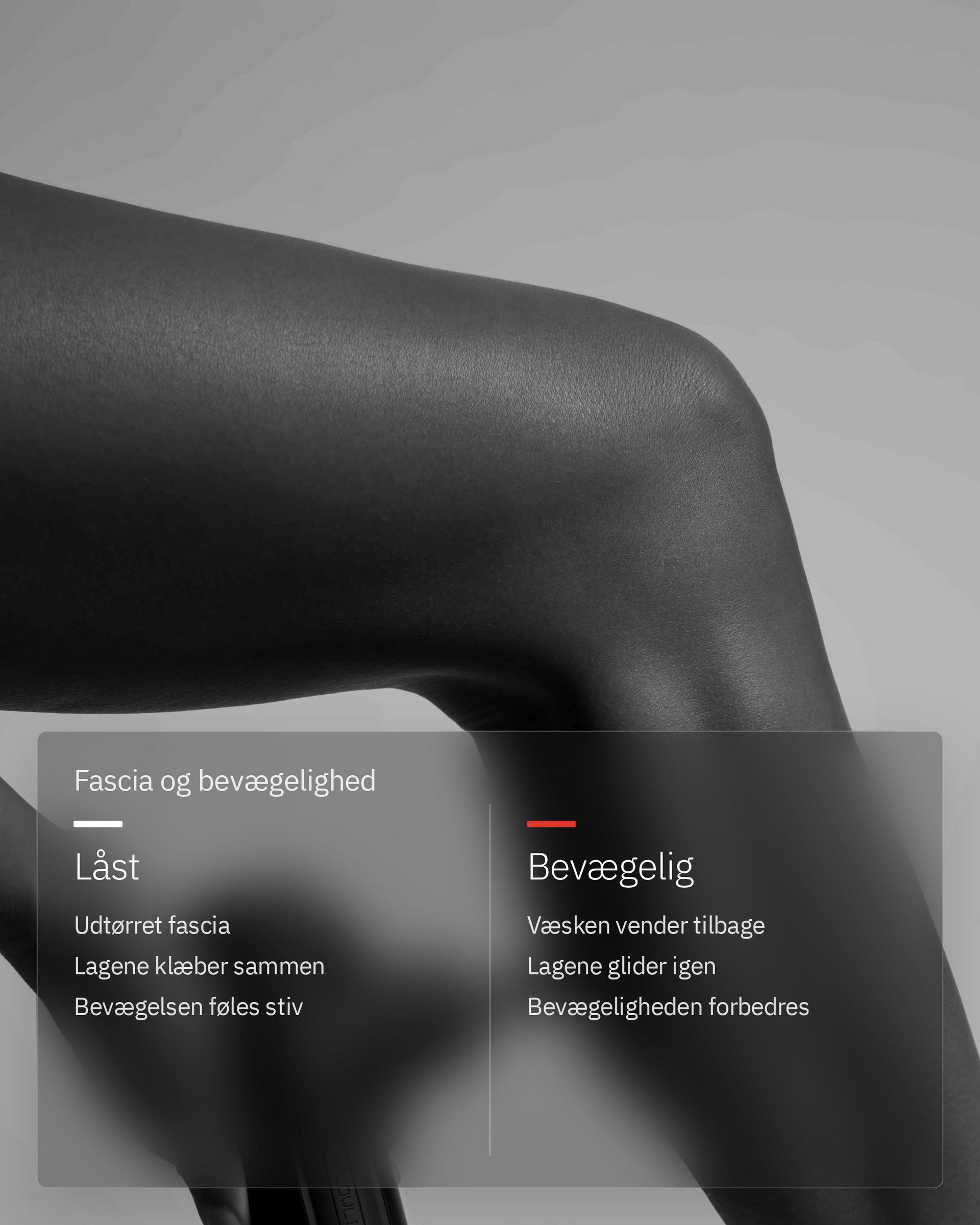 Flowgun Air, infografik: Fascia og bevægelighed