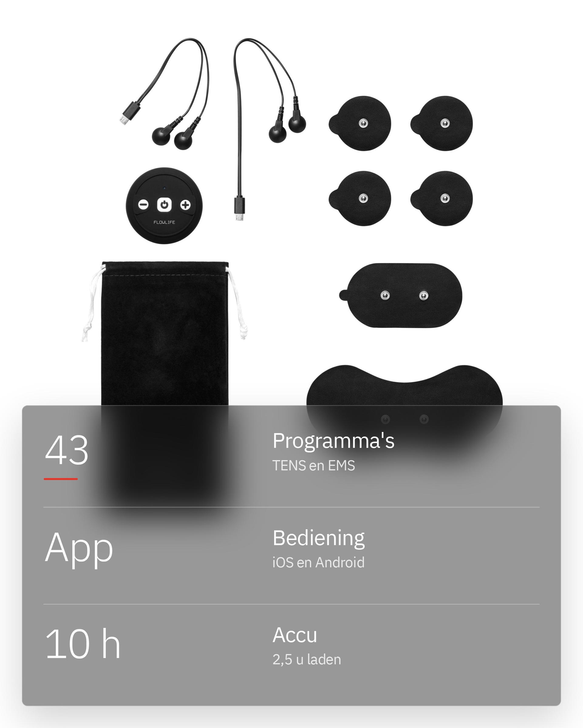 Flowtens Connect, infographic: 43 programma's in de app