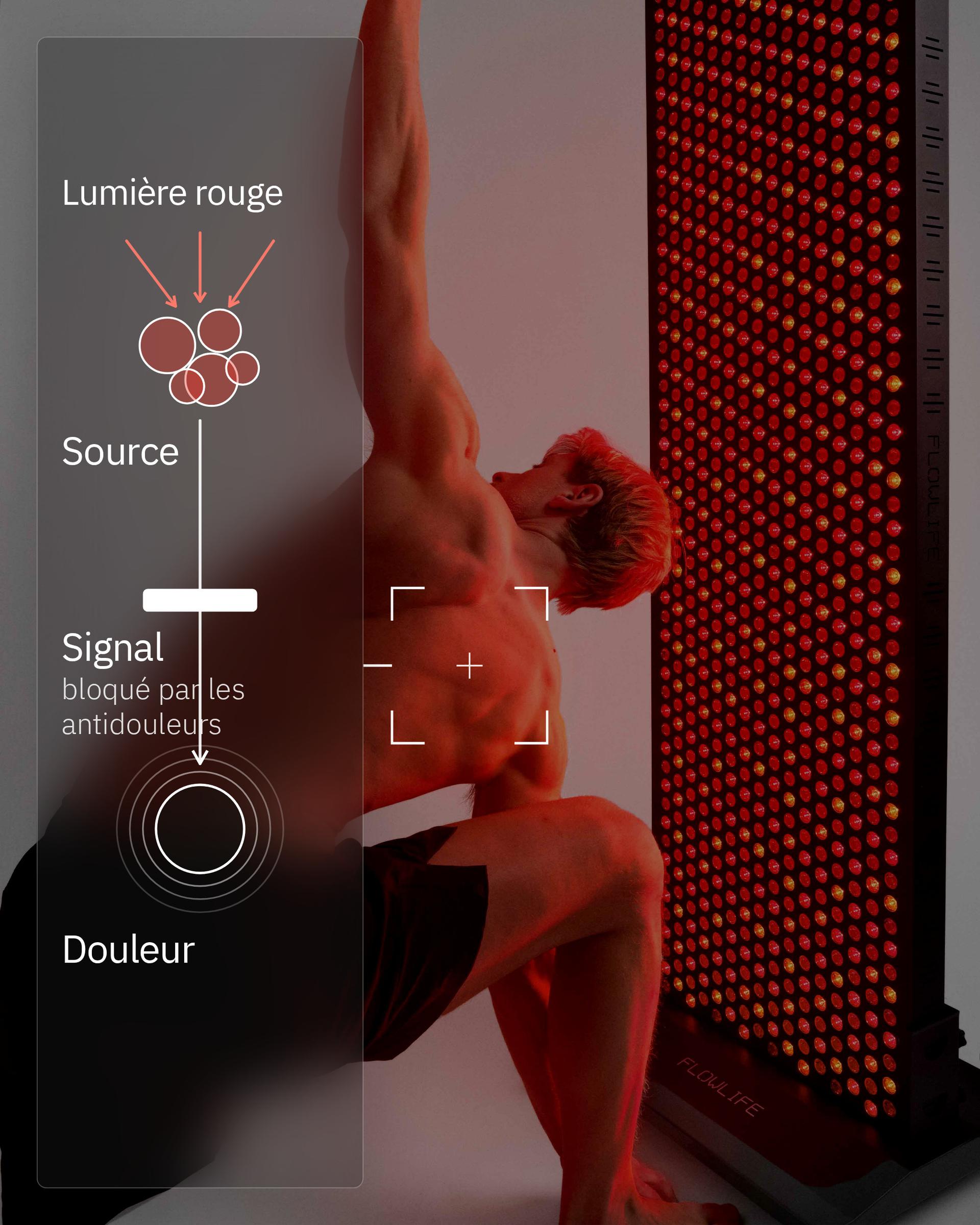 Infographie: La luminothérapie rouge peut-elle aider à soulager la douleur ?