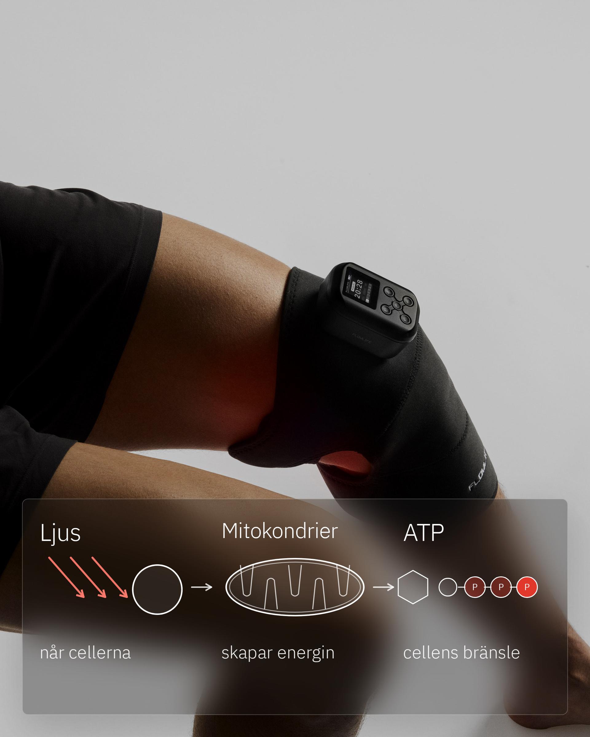 Flowlight Wearables, infografik: Dina celler använder det