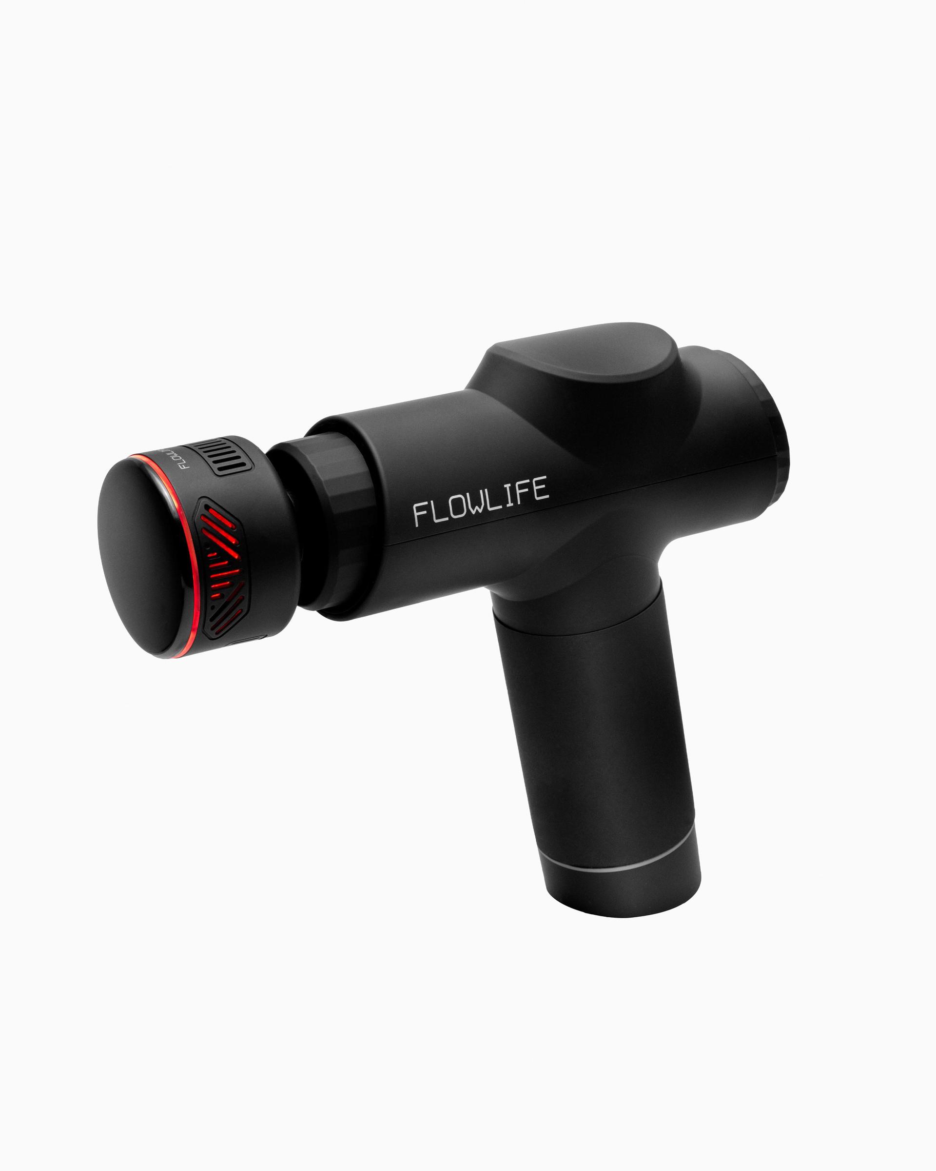Flowgun Heat med sine massagehoveder
