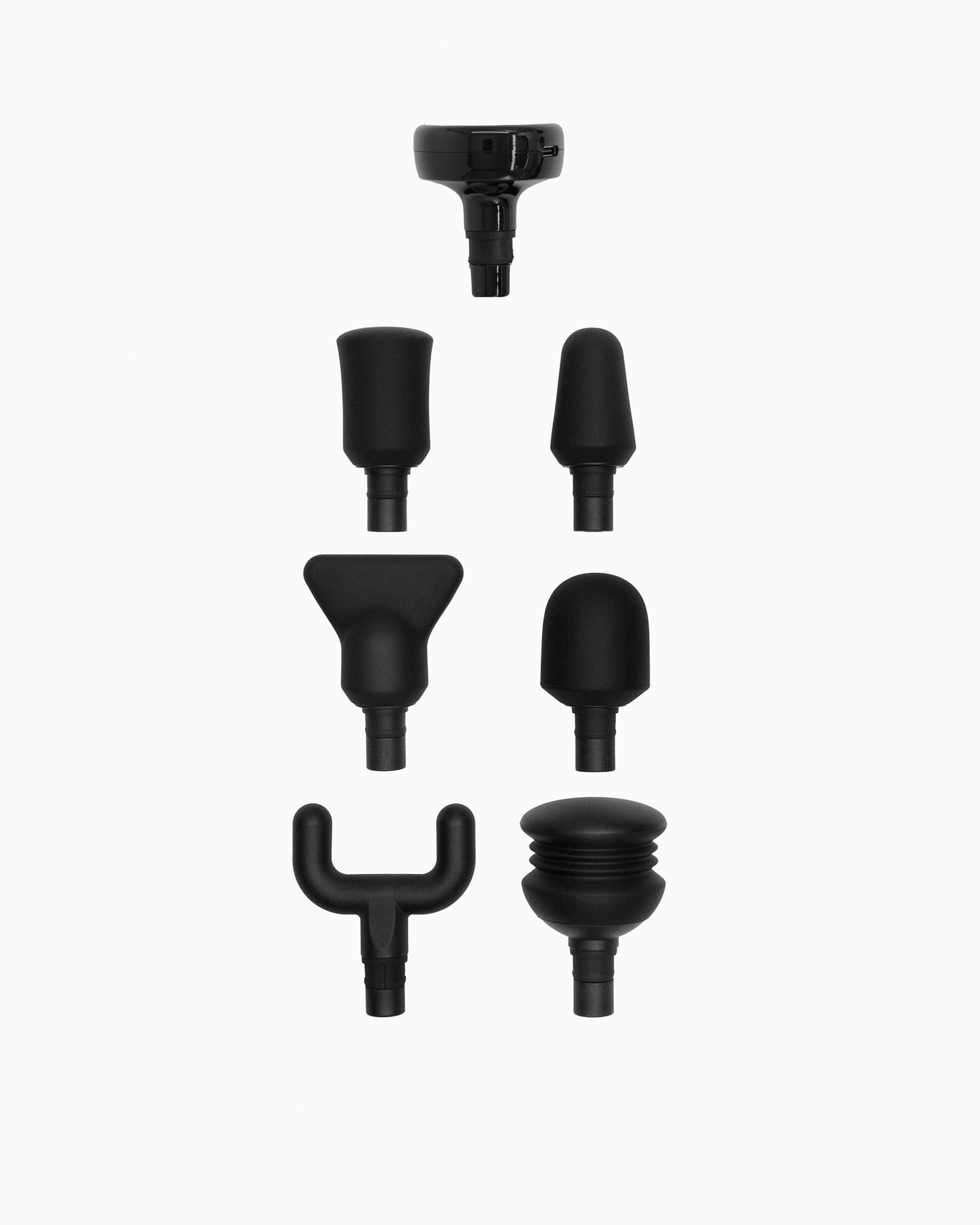 Flowgun Ultra med sine massagehoveder