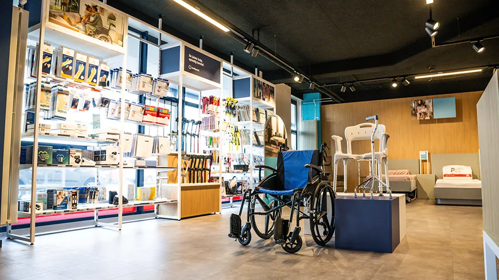 Interieur van een Medipoint winkel
