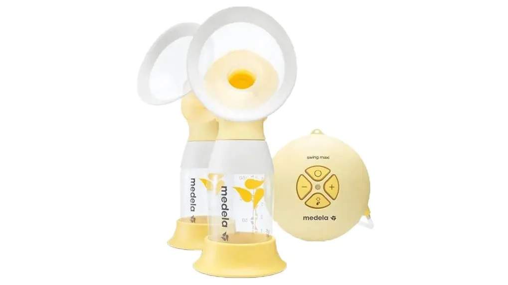 productfoto swing maxi flex borstkolf van medela inclusief motor en twee afkolfhouders