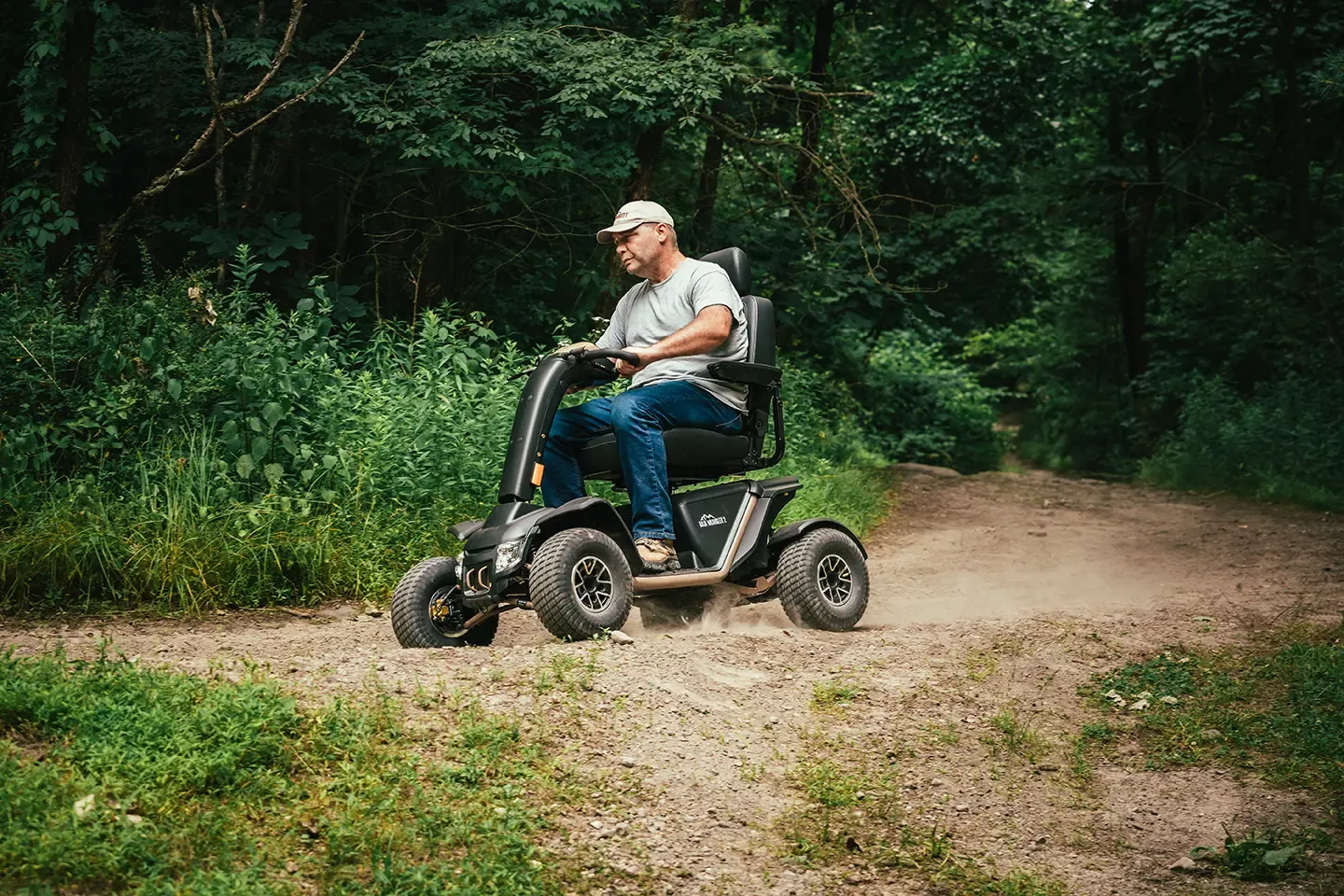 Baja Wrangler 2 scootmobiel in gebruik