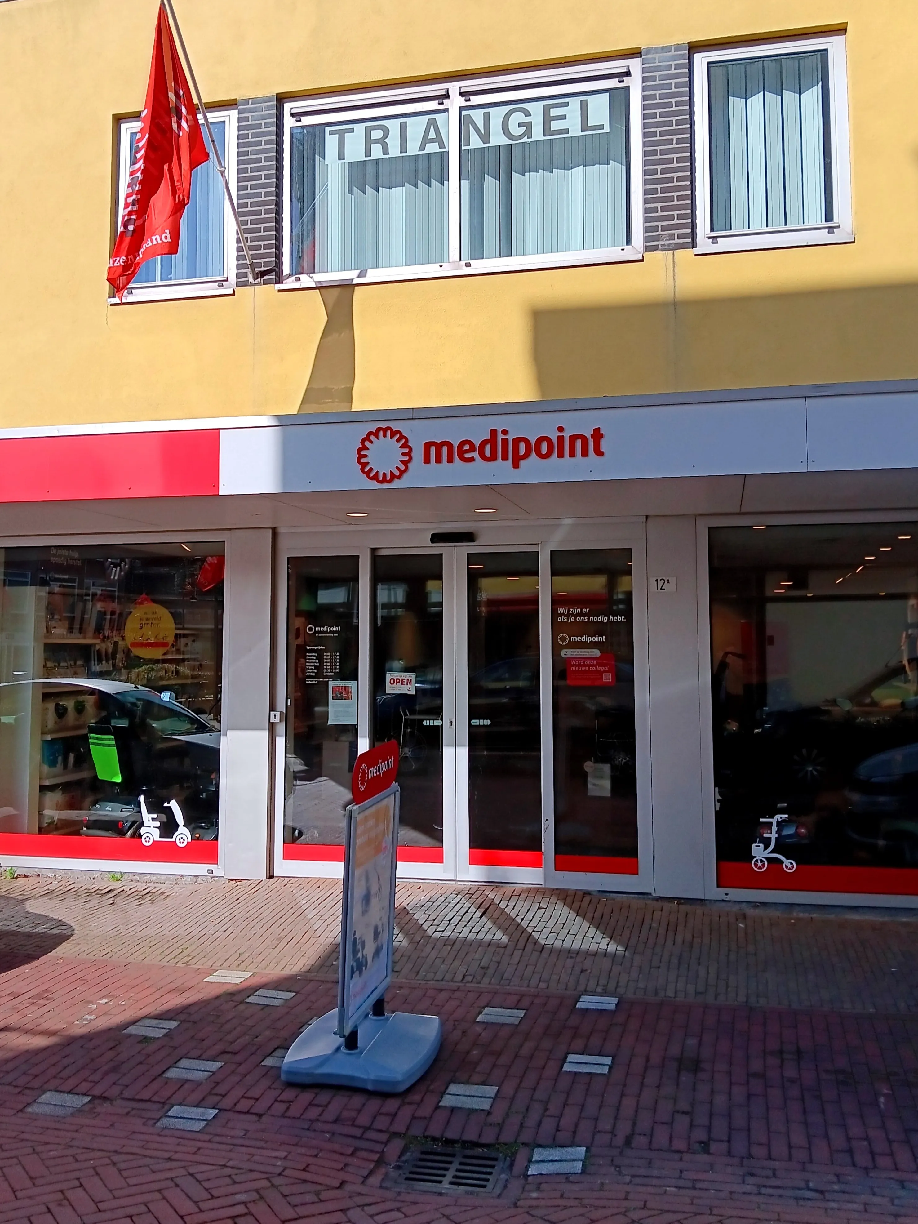 Ingang Medipoint winkel Vlaardingen