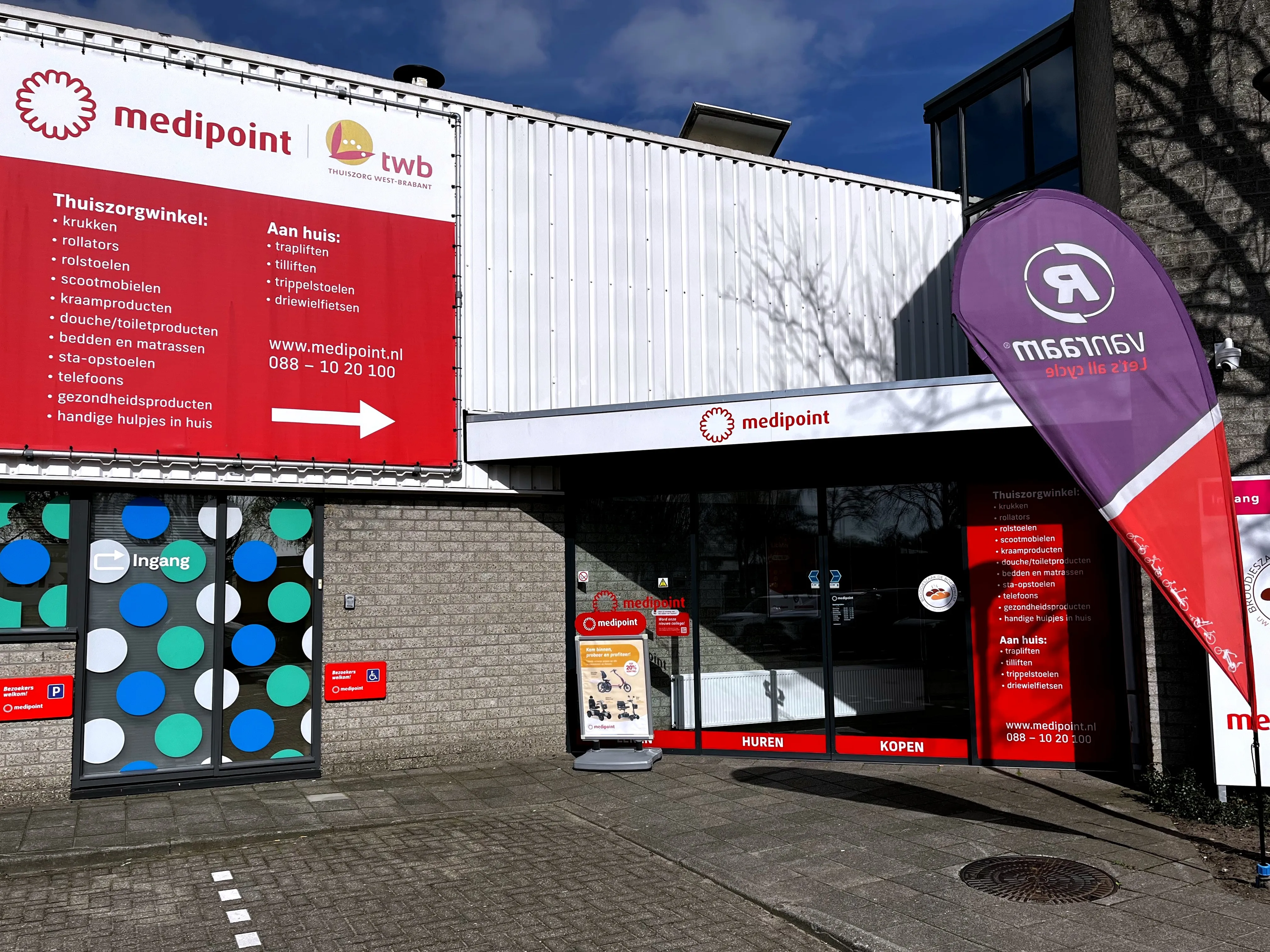 Ingang Medipoint winkel Roosendaal