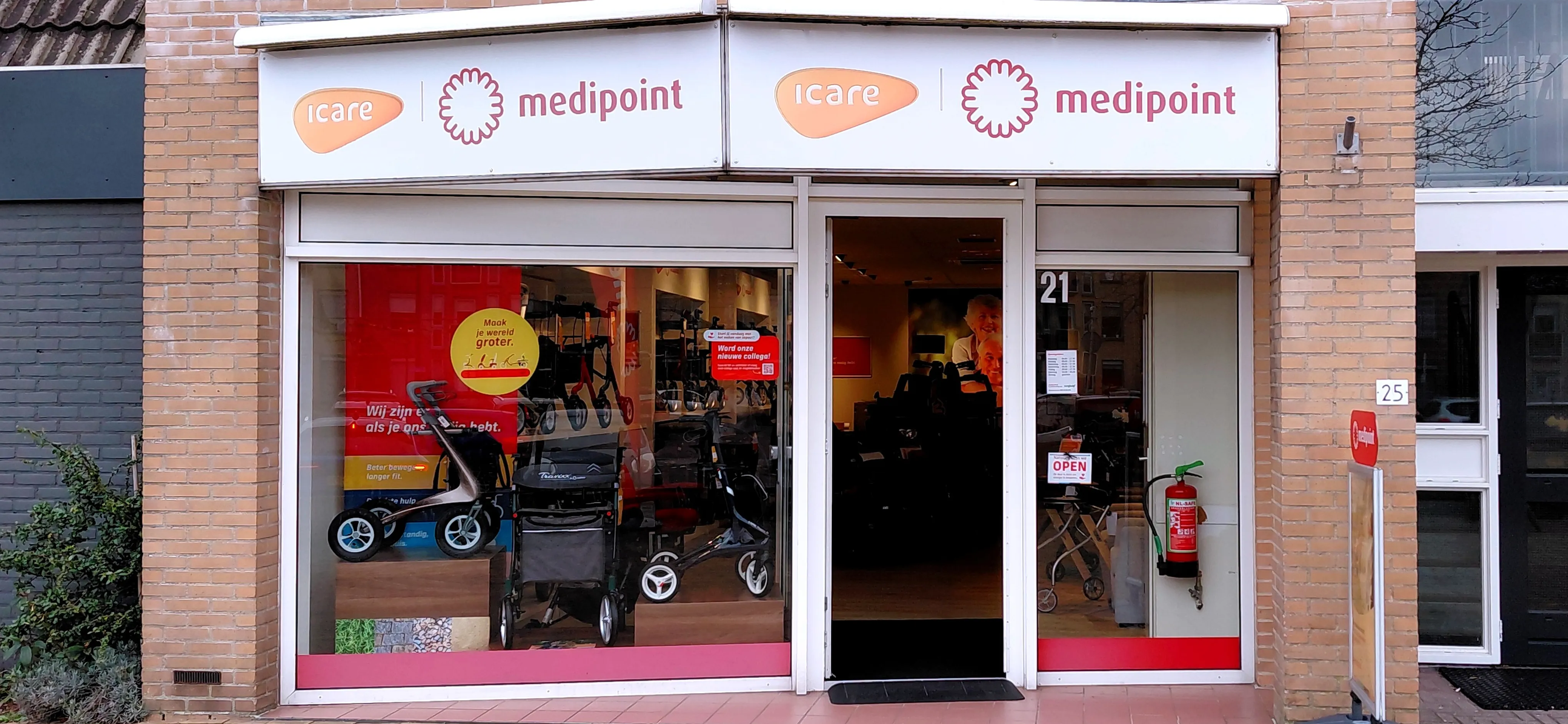 Ingang Medipoint winkel Barneveld