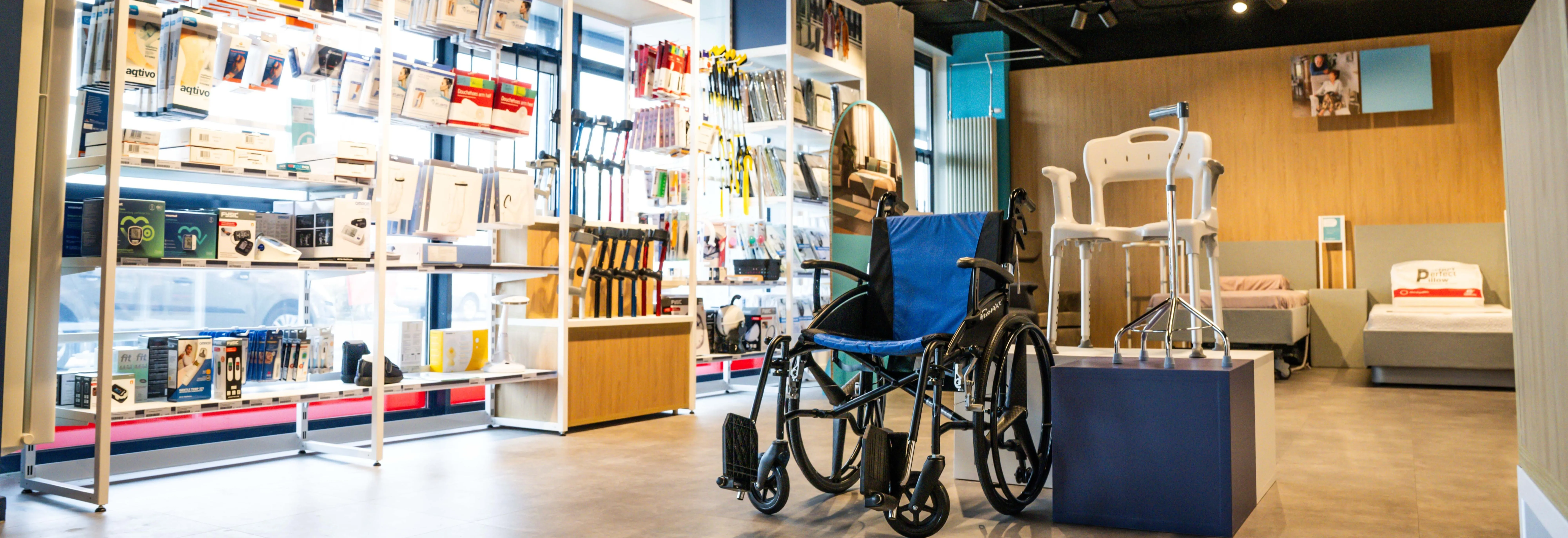 Binnenkant van een winkel van Medipoint